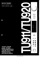Harman-Kardon TU-911-Owners-Manual